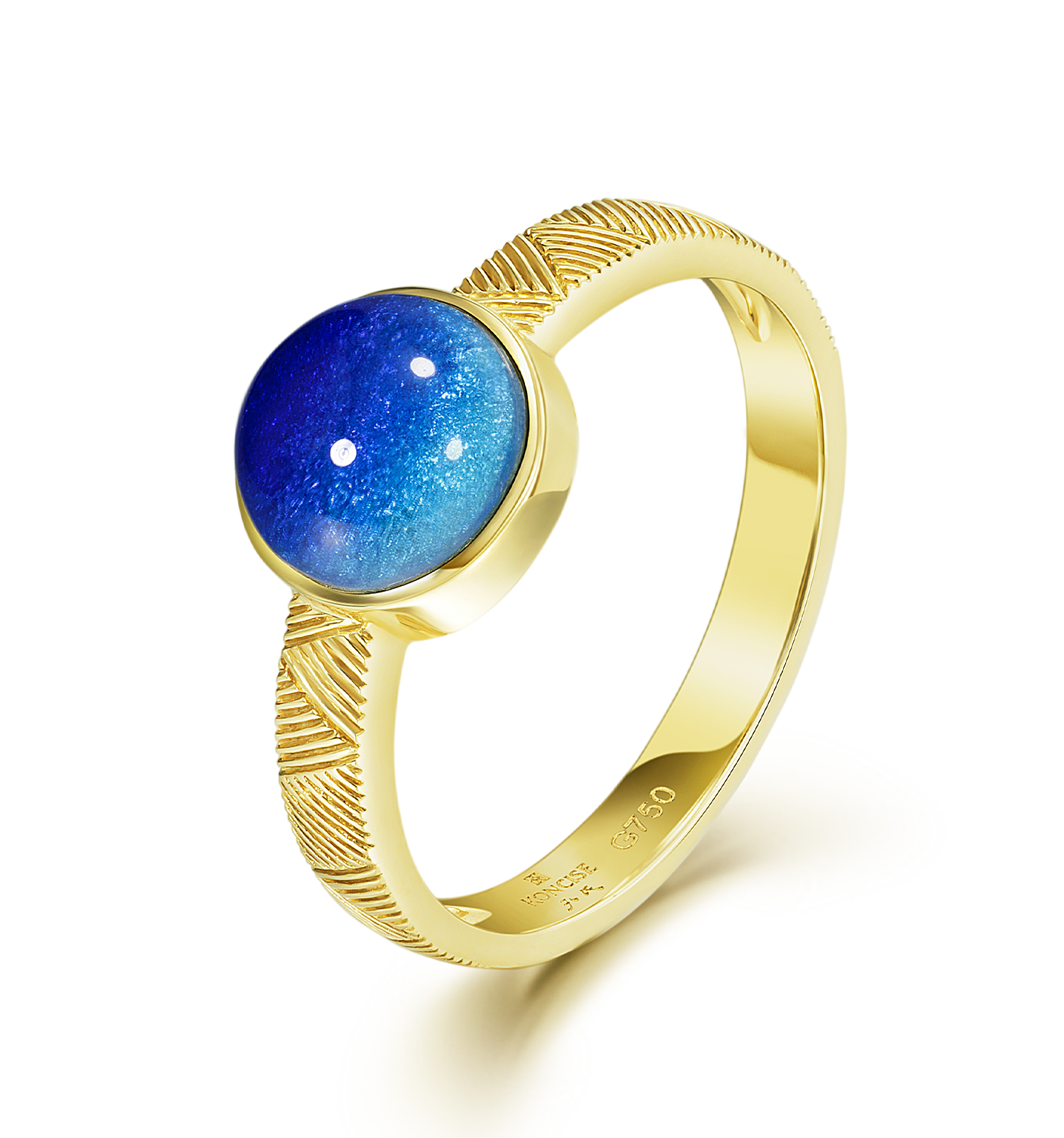 星空藍戒指